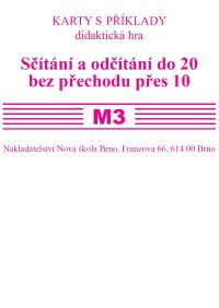 Sada kartiček M3 - sčítání a odčítání do 20