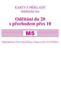 Sada kartiček M5 - odčítání do 20
