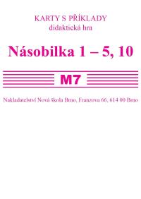 Sada kartiček M7 - násobilka 1-5,10