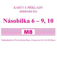 Sada kartiček M8 - násobilka 6-9,10