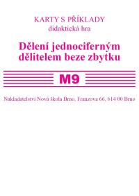 Sada kartiček M9 - dělení jednociferným dělitel