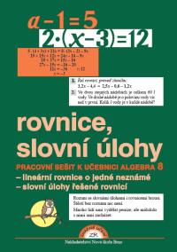 Algebra 8 - Rovnice a slovní úlohy PS