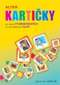 Kartičky pro nácvik vyjm.a příbuzných slov