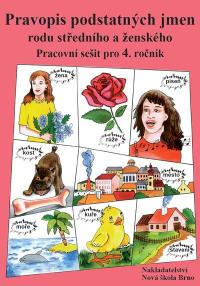 Pravopis podstatných jmen rodu ženského a střed.