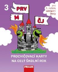 Procvičovací karty na šk. rok 3 (K177) ČJ,M,Pr