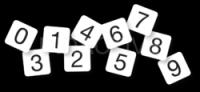 Čísla 0-9 na magnet.tab.